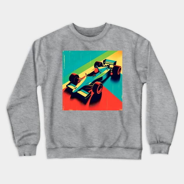 formula 1 car Crewneck Sweatshirt by TaevasDesign